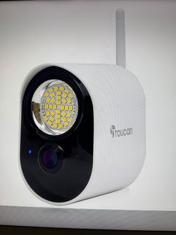 TOUCAN Floodlight Security Camera Wired - 1080P Outdoor Camera with 1200 lm