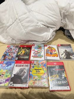 switch 1 and 2 games brand new SEALED for trade or offer