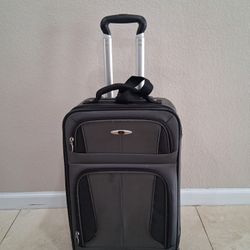Black Suitcase With Wheels 