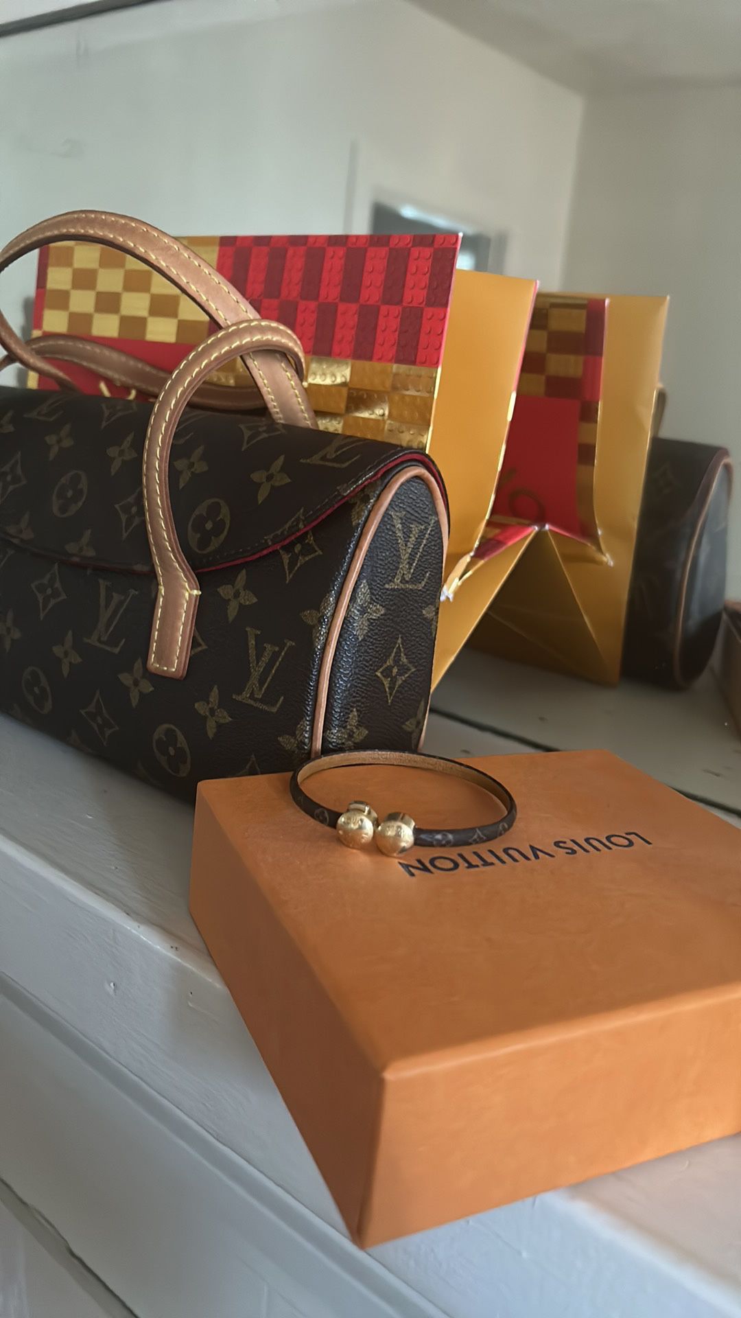 Vintage Louis Vuitton Hand Bag & Bracelet for Sale in Pittsburgh, PA -  OfferUp
