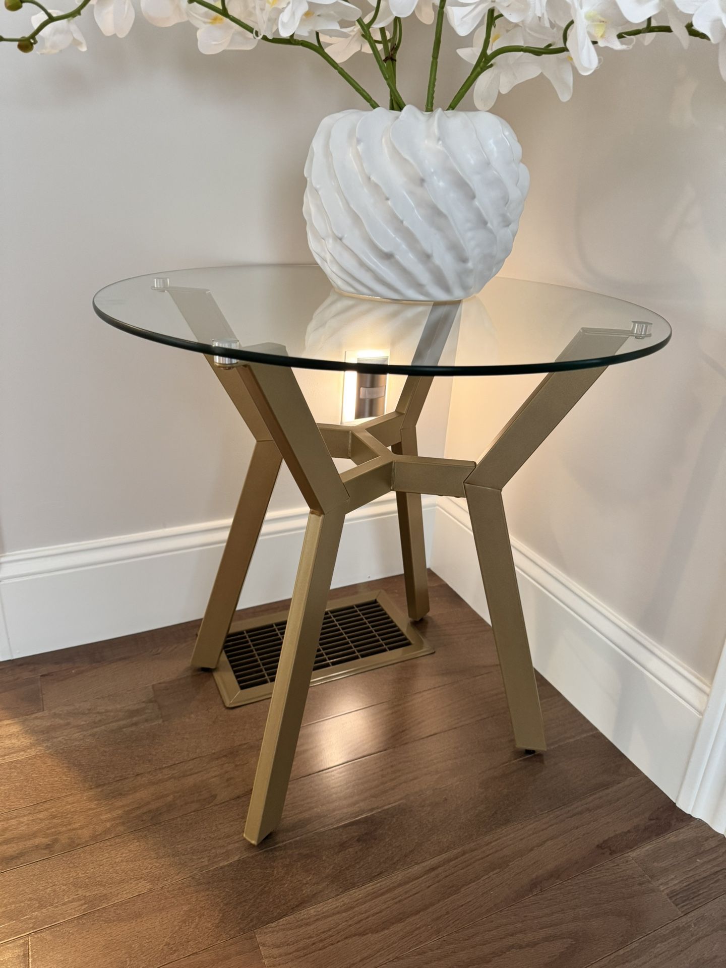 Glass End Table