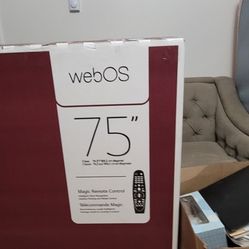 Brand new LG 75"TV