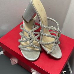 Kelly & Katie Silver Heels 7