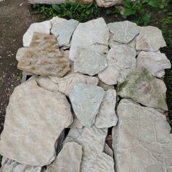 Flat Flag Stone Rocks