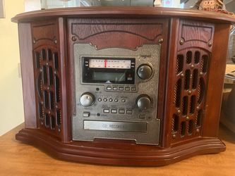 Wooden Music Center with Recordable CD player