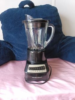 Hamilton Beach Wave-action Black Blender 5 Cup 40oz Capacity Glass Pitcher
