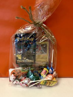 Halloween Trick OR Trade..Pokemon Themed Party Favor Bags