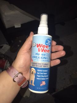 Potty training spray