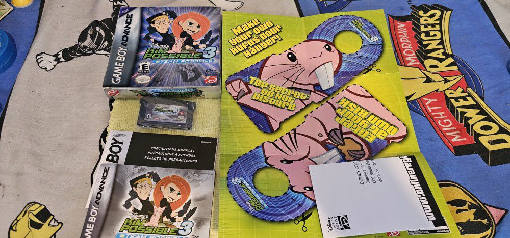 Kim Possible 3 Team Possible For Gameboy Advance 