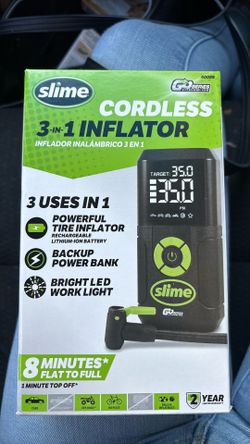 Cordless/portable 3n1 tire inflator
