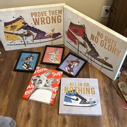 Sneaker Wall Decor $5 For Each Picture! 