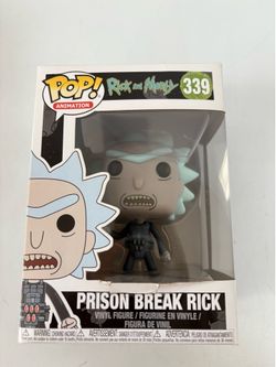 Rick Sanchez prison break Funko Pop. NO HOLD