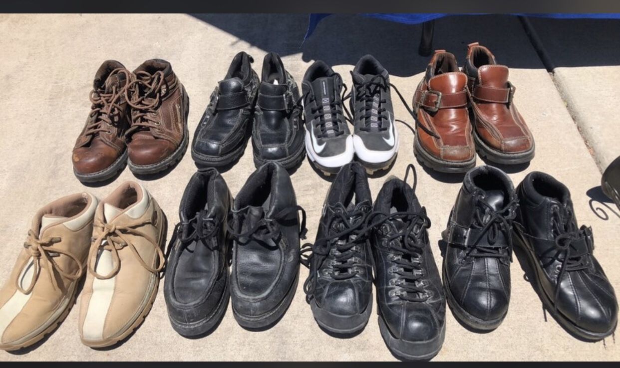 Dress And athletic Shoes and boots And Cleats Starting @$10