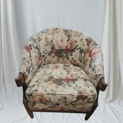 Elegant Floral Chair