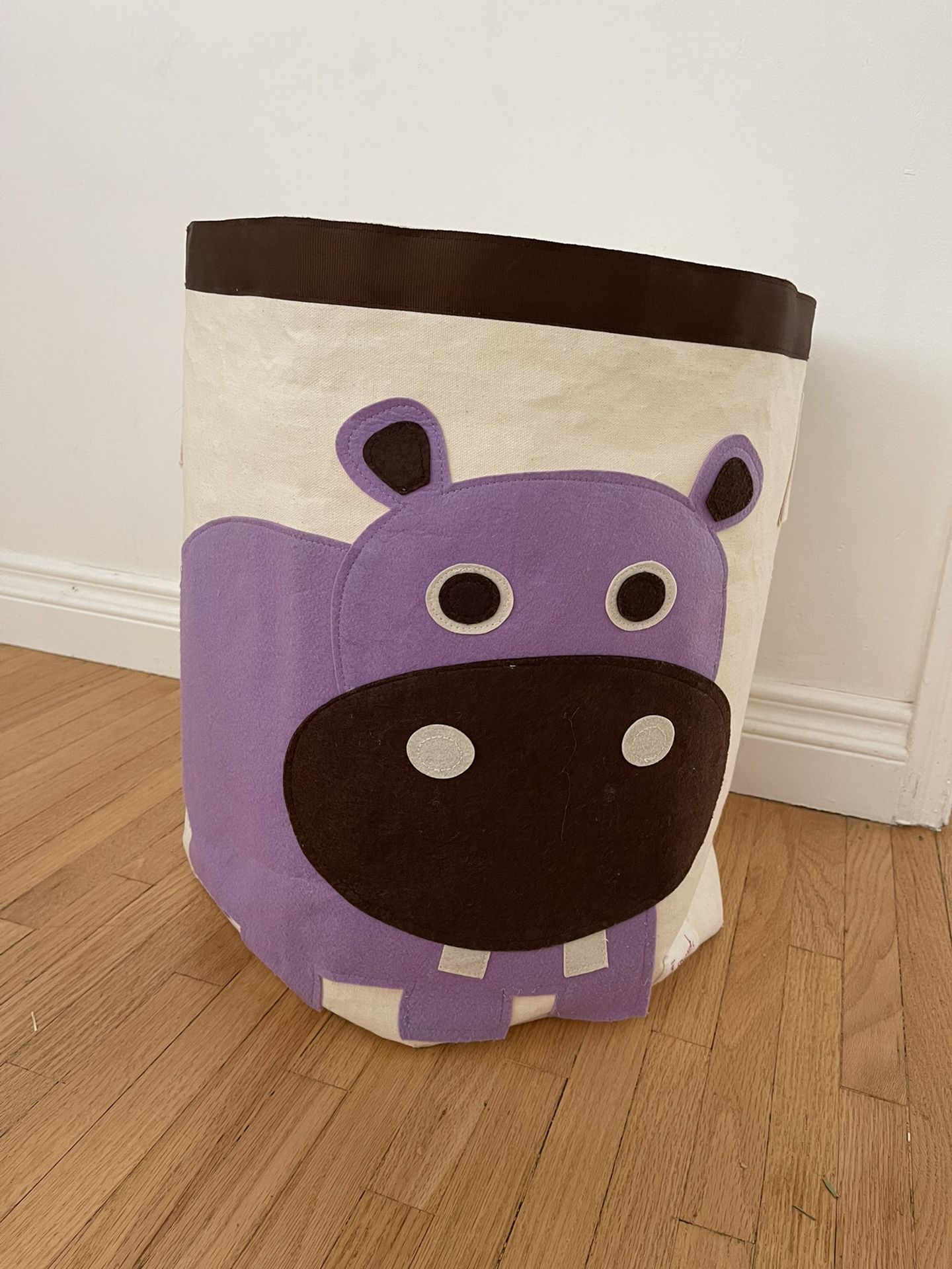 3 Sprouts Large Bin - Hippo