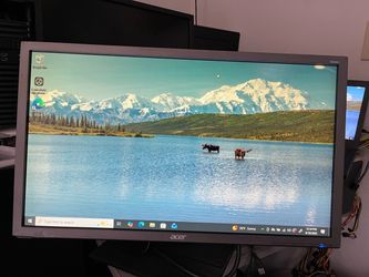 Acer B246HL 24" 1080p LCD Monitor VGA DVI DisplayPort Tested