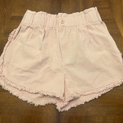 Pink lily Paperbag Pink Shorts 