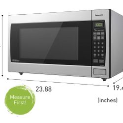 NEW . Panasonic Microwave Oven, Built-In with Inverter Technology and Genius Sensor, 2.2 Cubic Foot