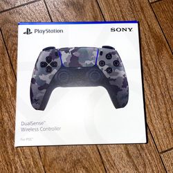 Gray Camo Ps5 wireless controller new sealed