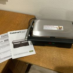 Cuisinart GR-11 Griddler Grill & Panini Press - Like New