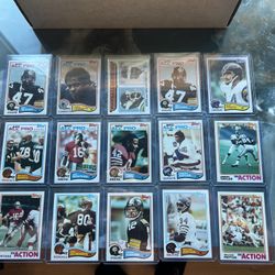 1982 Topps Football Complete Set NM . Lawrence Taylor Rookie Ronnie Lot RC See Pics