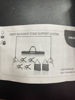 Backdrop Stand + Backdrop 