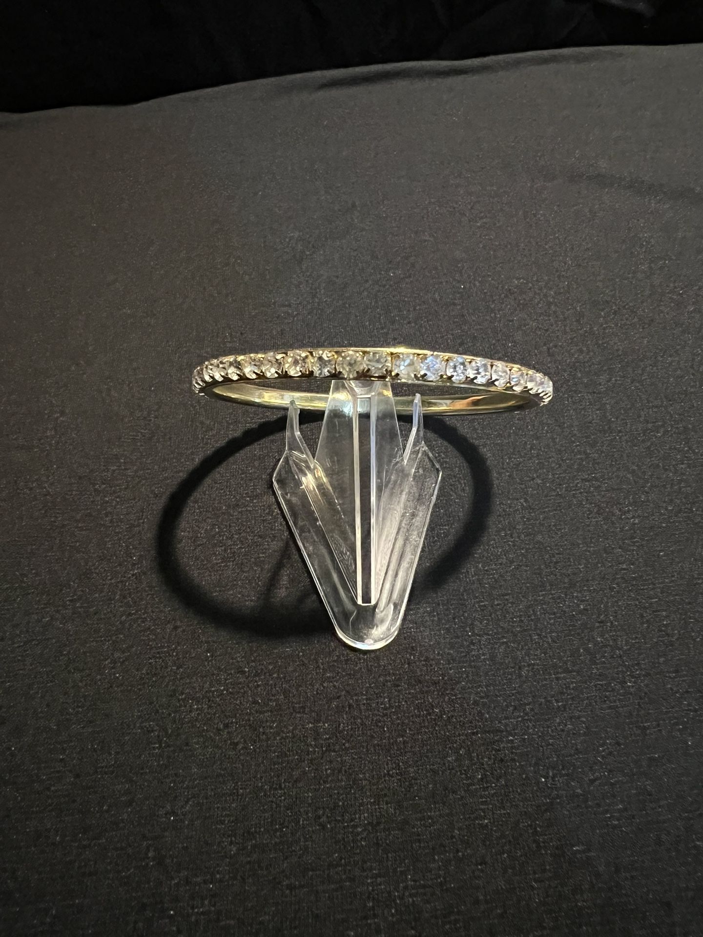 Gold tone rhinestone bracelet