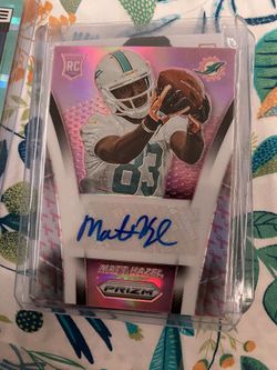 Matt Hazel Auto Numbered  (pickup Only)