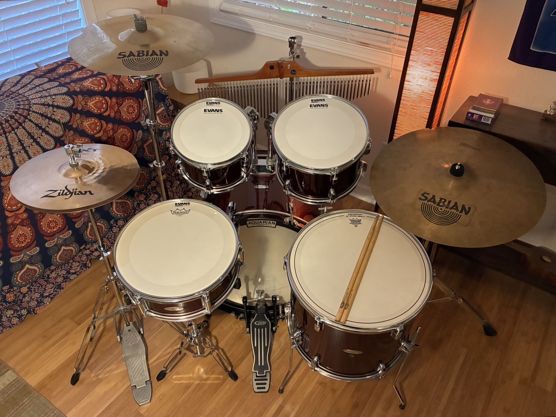 Upgraded Percussion Plus Drum Set, Cymbals