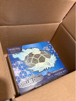 Pokemon TCG Stellar Crown Pokemon Center Exclusive ETB Elite Trainer Box Sealed