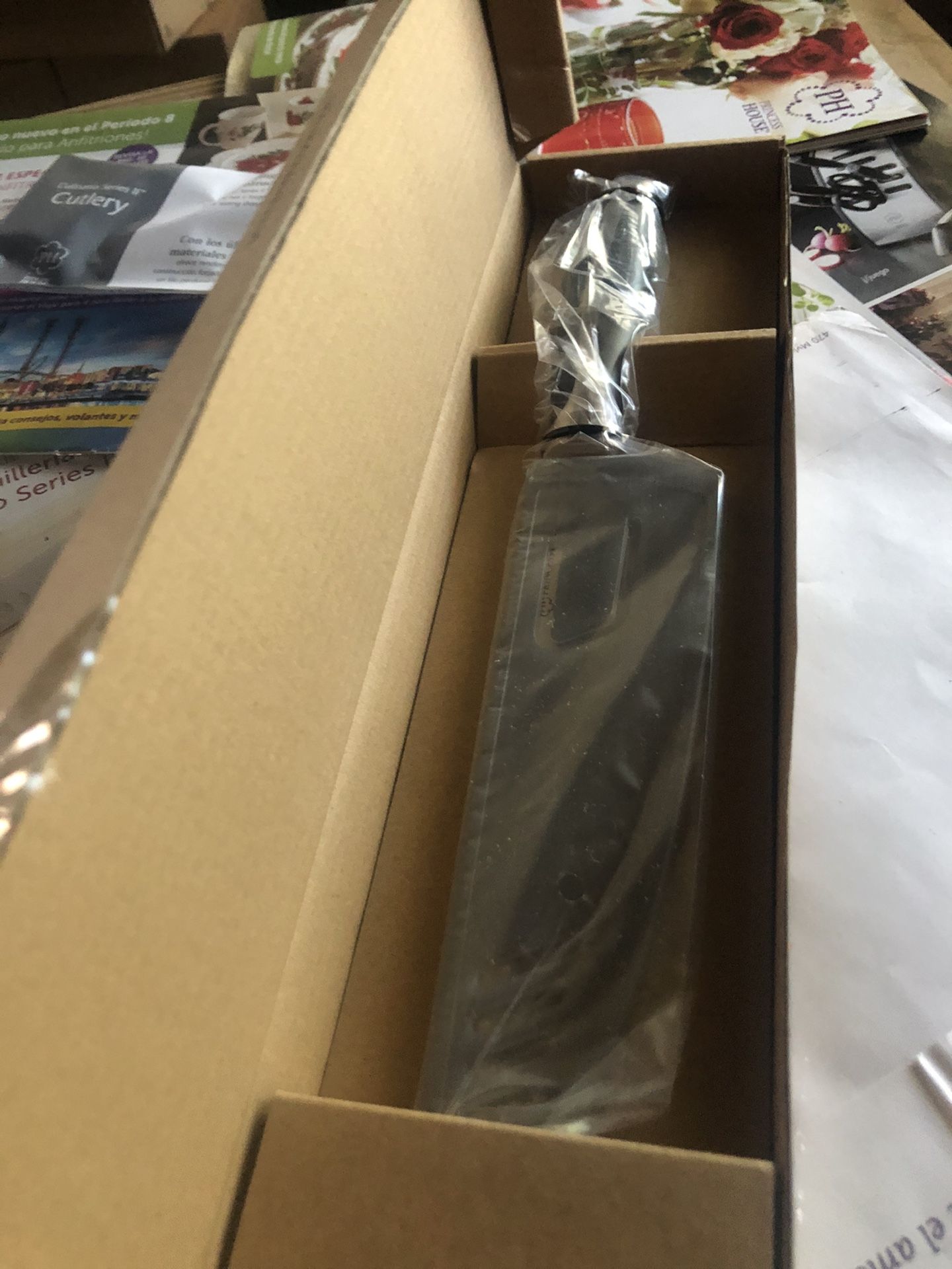 Cuchillo de princess House 65 dólares