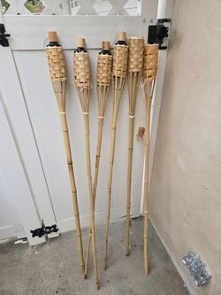 tiki torches
