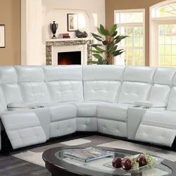 Amazon White Power Reclining Sectional & Couch Sofa Options 