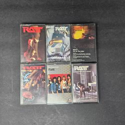 Ratt Cassette Tape Lot of 6