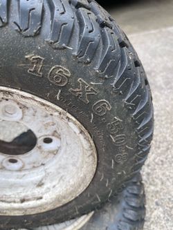 Lawn mower tires