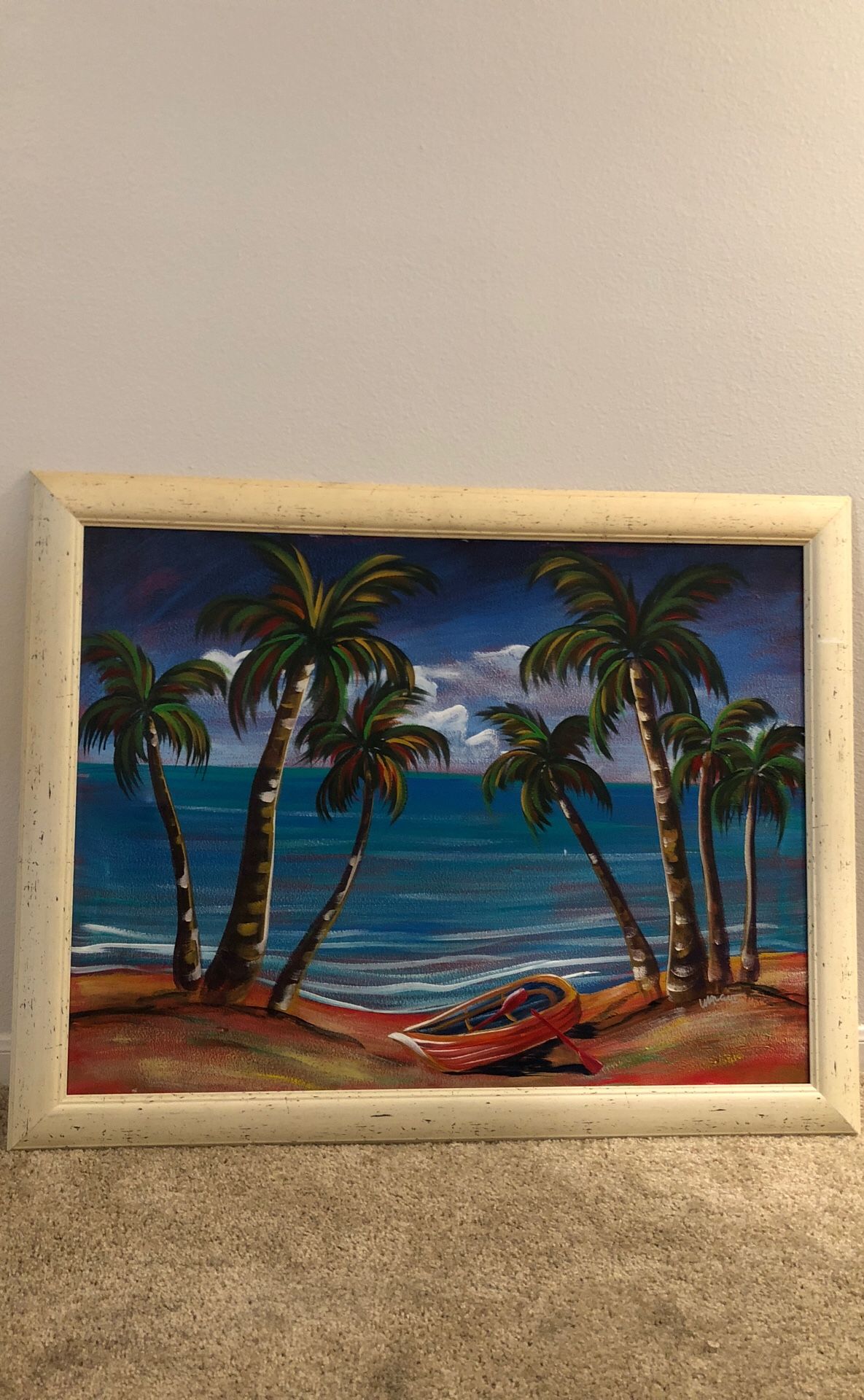 Beach Island Oasis Painting
