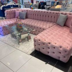 COCO VELVET 3PC. SECTIONAL