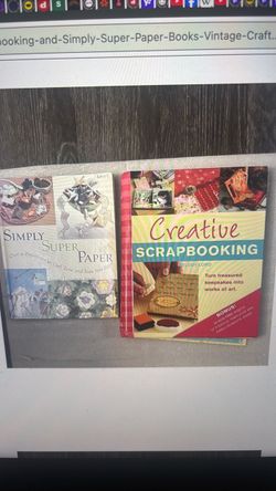 Creative Scrapbooking and Simply Super Paper Books Vintage Crafts Paper Holiday