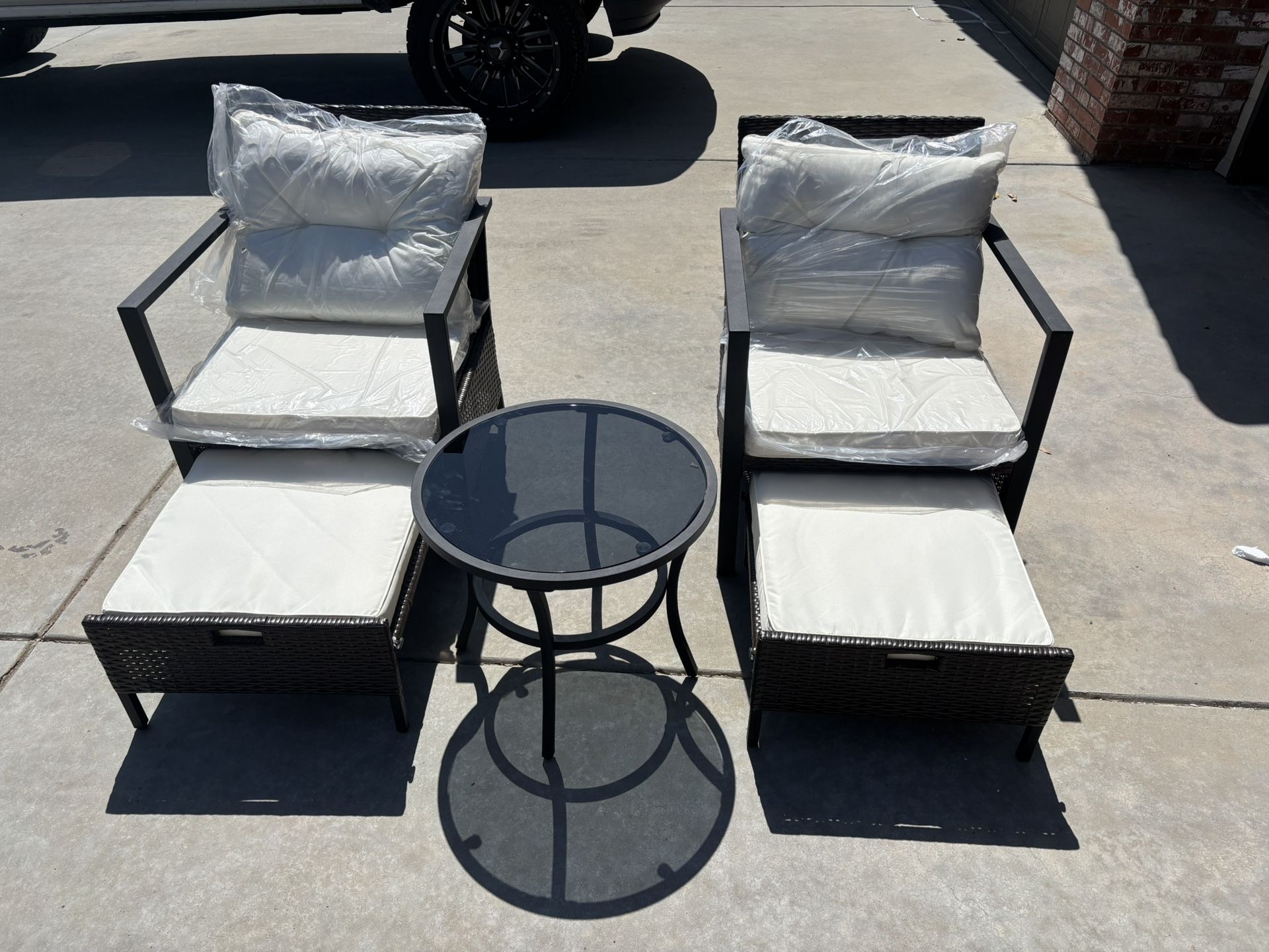 5-Piece Wicker Sofa Set