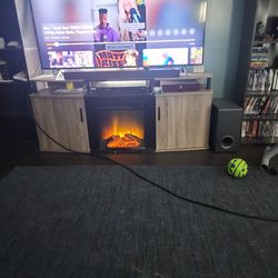 E-Fireplace Tv stand
