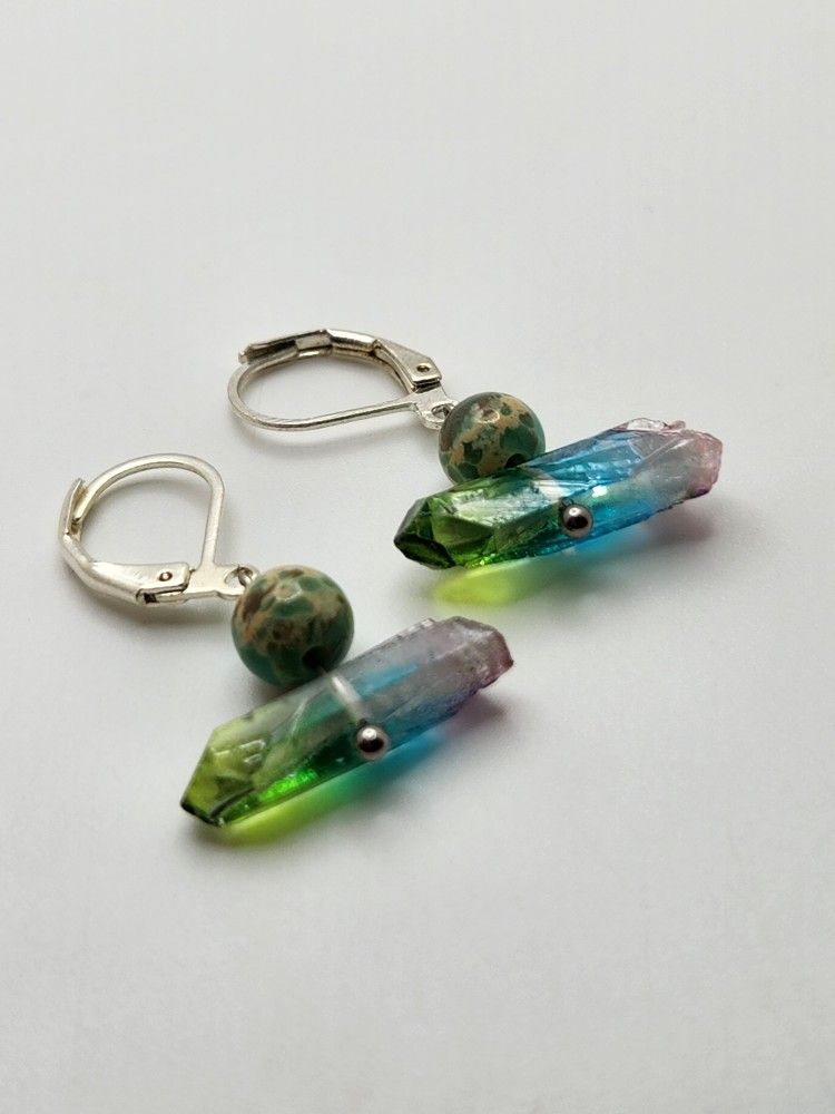 Rainbow Quartz Earrings