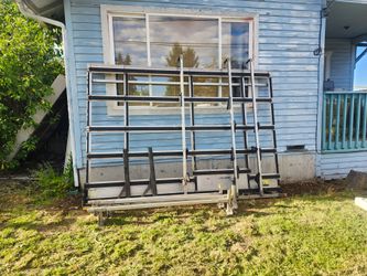 Single-side aluminum glass rack