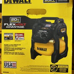 Dewalt 20v Max Flex Volt 2.5 Gal Cordless Air Compressor Tool Only