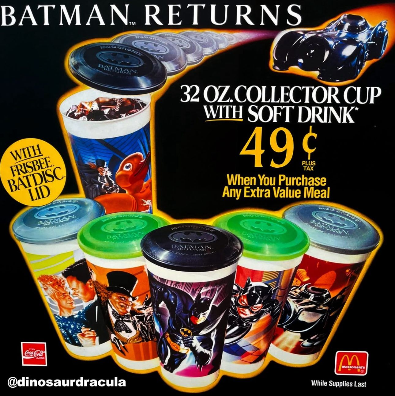 Batman Collector Cups