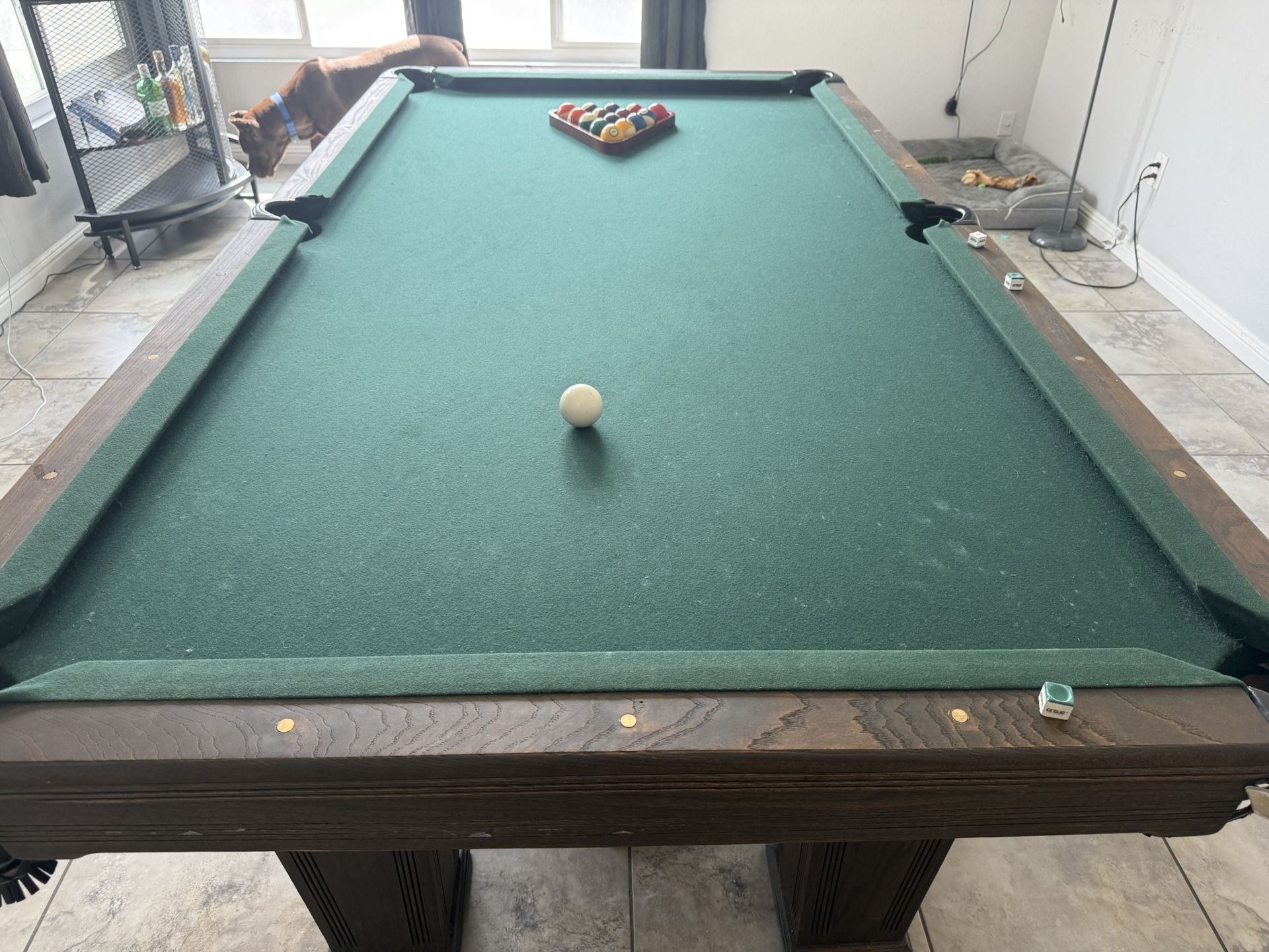 8’ Pool Table
