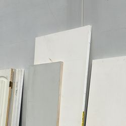 Doors For Sale 2 Single Bore Smooth , Flush Single Bore Fiberglass, 42” X96”