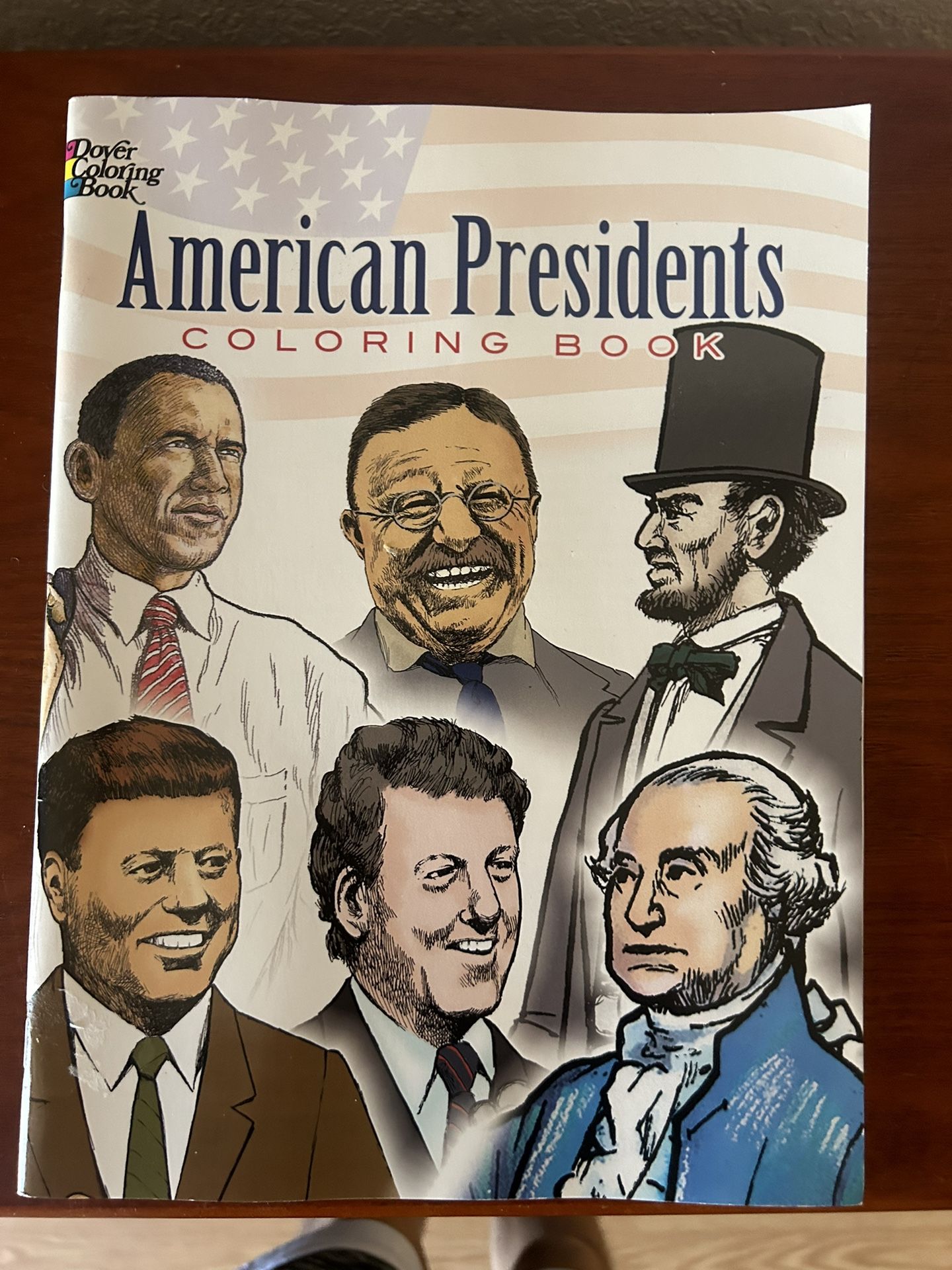 American Presidents Dover Coloring Book History Paperback UNUSED