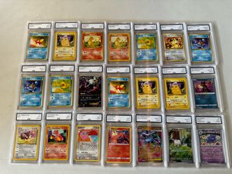 VINTAGE & MODERN Pokemon Graded Card Lot Of 21