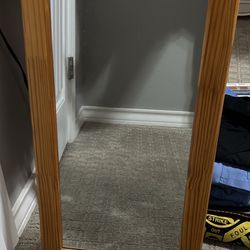 Wooden Mirror