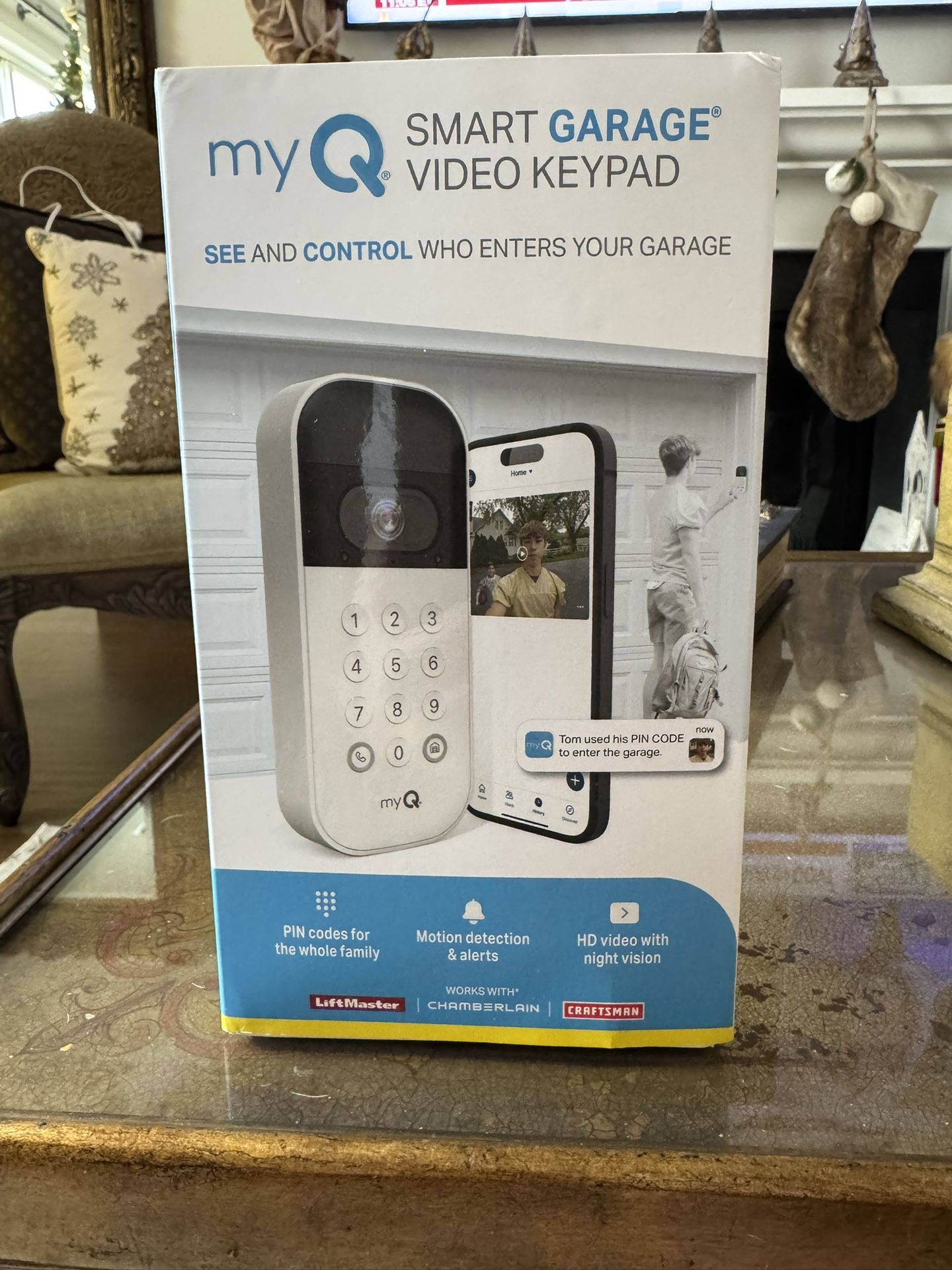 My Q Smart Garage Video Keypad